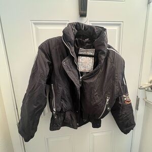 Vintage Obermeyer Black Ski & Snow Jacket